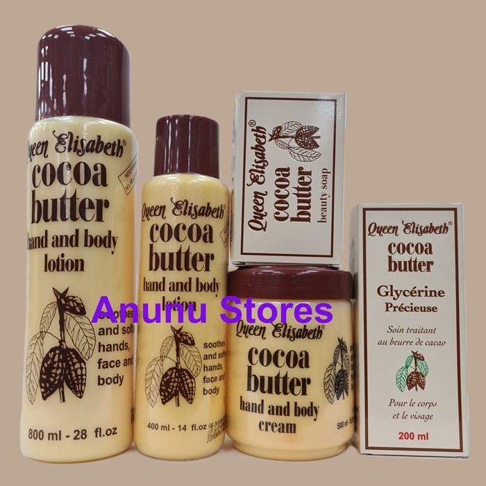 Queen Elisabeth Cocoa Butter Hand & Body Lotion